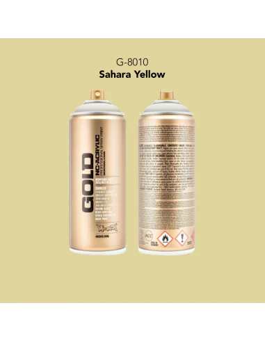 Pintura spray Montana Gold G-8010 Sahara Yellow