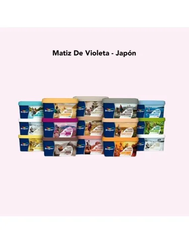Pintura Color Ecológica Bruguer Colores Del Mundo Matiz De Violeta - Japón