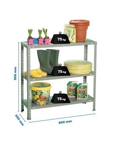 Estantería Metálica Advantage Mini 3/500 1000 Gris