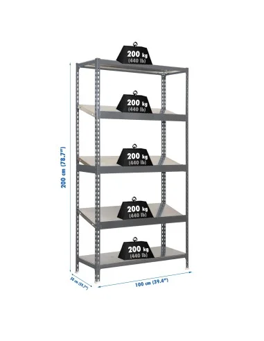 Botellero Metálico Simonexpo Plus 5/500-3 Gris