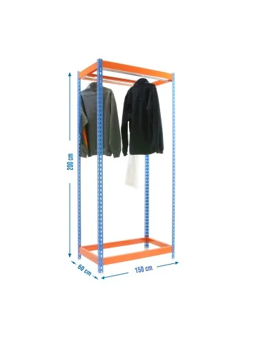 Estantería Metálica Simonclothing For. Single 2/201560 Azul/Naran