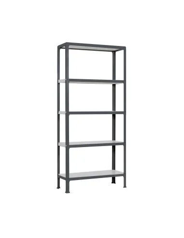 Estantería Metálica Simonhome Click Plus 5/300 Antracita/Blanco