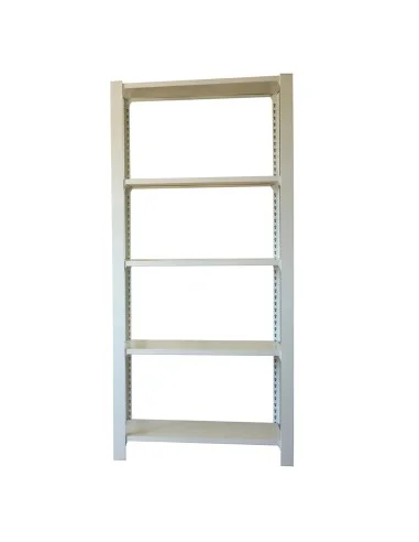 Estantería Metálica Officlick 5/300 Metal I.M. Blanco/Blanco