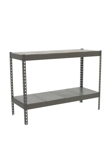 Estantería Metálica Ecoforte 1504-2 Metal 900 Gris/Galva
