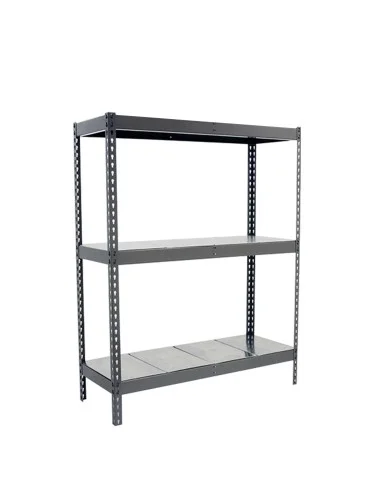 Estantería Metálica Ecoforte 1506-3 Metal Gris/Galva