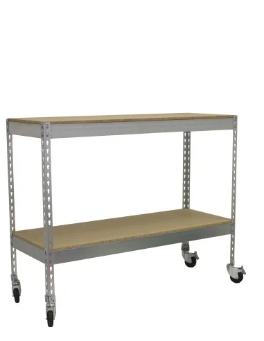 Estantería Metálica Ecoforte Mob. 1507-2 Chipboard 900 Galva/Mad