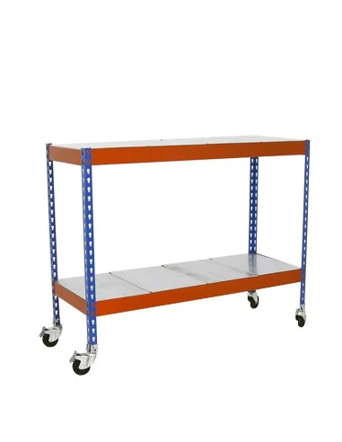 Estantería Metálica Ecoforte Mob. 1507-2 Metal 900 Az/Nar/Gal