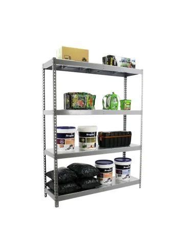 Estantería Metálica Simonforte 2409-4 Metal Gris/Galva