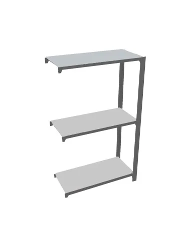 Estantería Metálica Officlick 3/400 Metal A.M. Antracita/Galva