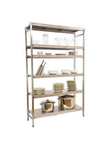 Estantería Metálica Simoninox Initial 6Ss/1600X860X500