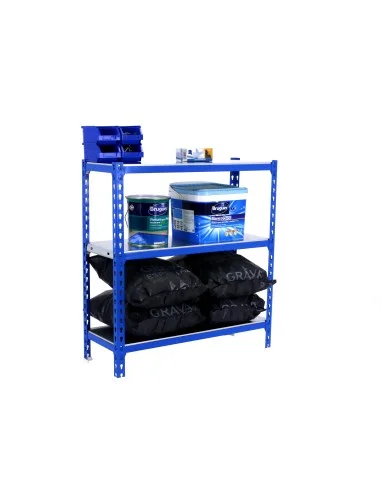 Estantería Metálica Simonclick Mini 3/400 900 Azul/Galva