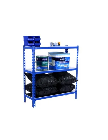 Estantería Metálica Simonclick Superplus 3/500 900 Azul/Galva