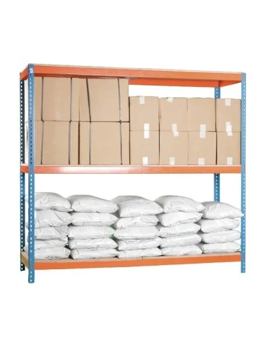 Estantería Metálica Simonforte 1506-3 Chipboard 1500 Az/Nar/Mad