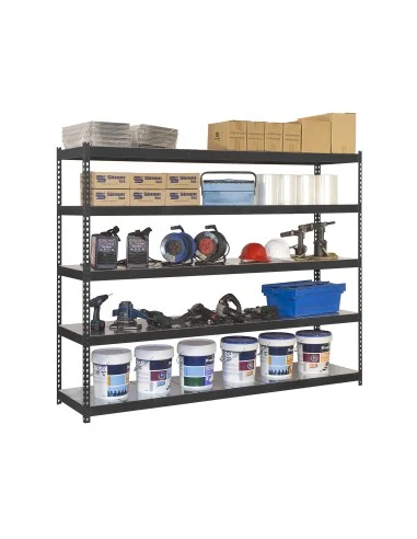 Estantería Metálica Ecoforte 1506-5 Metal Antracita/Galva