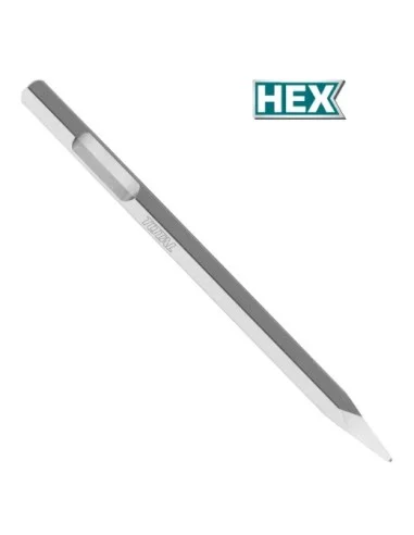 Puntero HEX TAC1531282 | Ø28 X 530  mm | Acero TOTAL