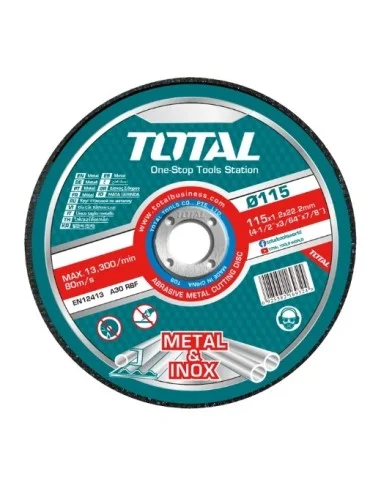 Disco corte TAC22111550 | 115 x 1,2 x 22,2 mm TOTAL