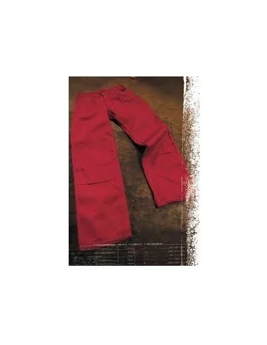 Chicago  Pantalon Trabajo Mujer Rojo  Talla C48 (83-93 Cm)