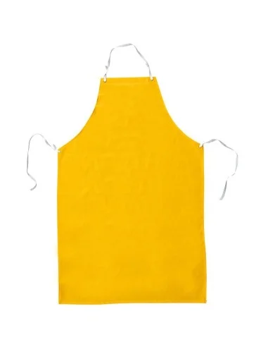 Mandil De Pvc 70X110 En Color Amarillo