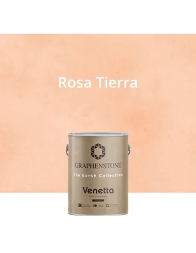 Estuco natural veneciano VENETTA Rosa tierra de Graphenstone