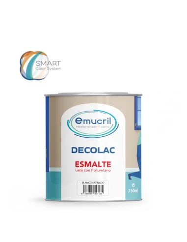 Esmalte Color Emucril Sintético Satinado Decolac