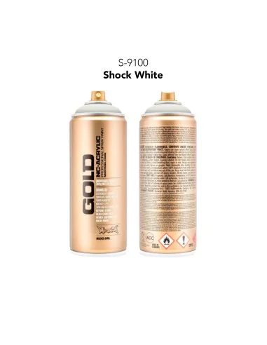 Pintura spray Montana Gold S-9100 Shock White