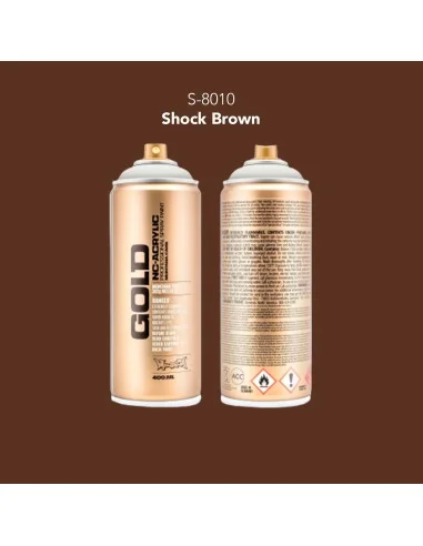 Pintura spray Montana Gold S-8010 Shock Brown