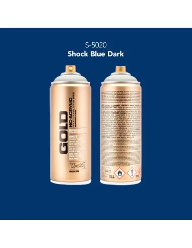 Pintura spray Montana Gold S-5020 Shock Blue Dark