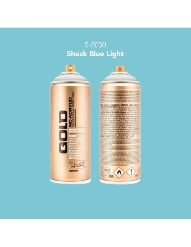 Pintura spray Montana Gold S-5000 Shock Blue Light