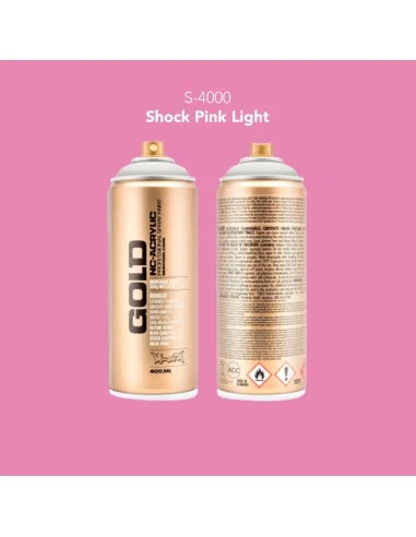 Pintura spray Montana Gold S-4000 Shock Pink Light