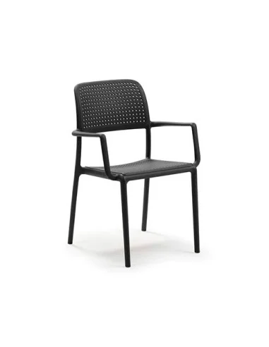 Silla de jardín Nardi apilable Bora Antracita